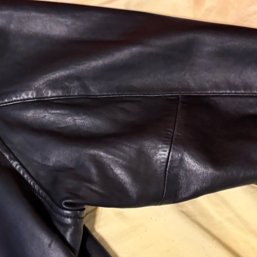 NWOT Men’s Ralph Lauren Lambskin Leather Jacket XXL - Picture 12 of 14